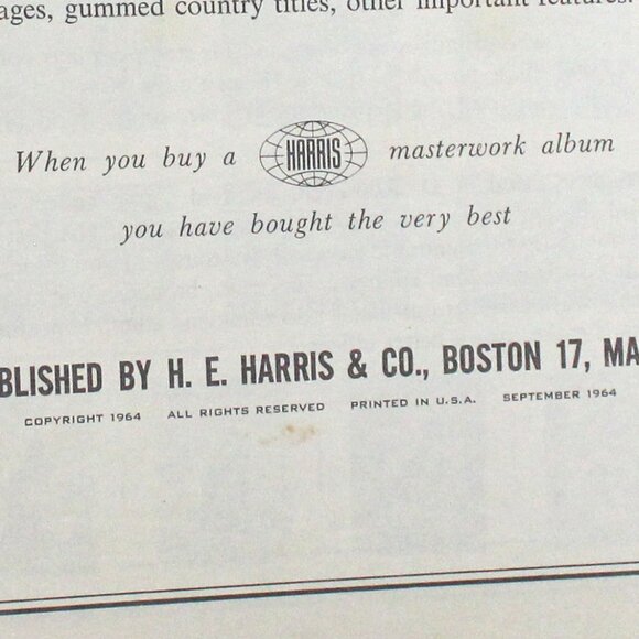 Vintage Ambassador World Stamp Album for Postage Stamps of the World - No Stamps - Picture 15 of 15